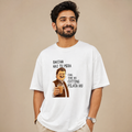 Baccha Hai Tu Mera – Chal Tere Ko Cutting Pilata Hu Oversized White T-Shirt | Funny Chai Lover Graphic Tee | Unisex Heavyweight Cotton
