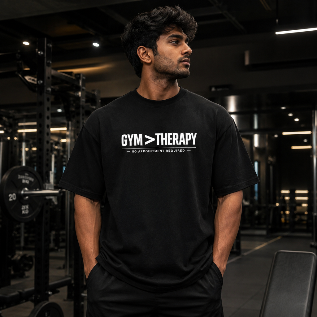 GYM > THERAPY Unisex Oversized Standard T-Shirt